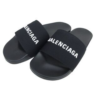 Balenciaga POOL Slide Sandal Pool Slide Sandals Shower Sandals Logo Embroidery